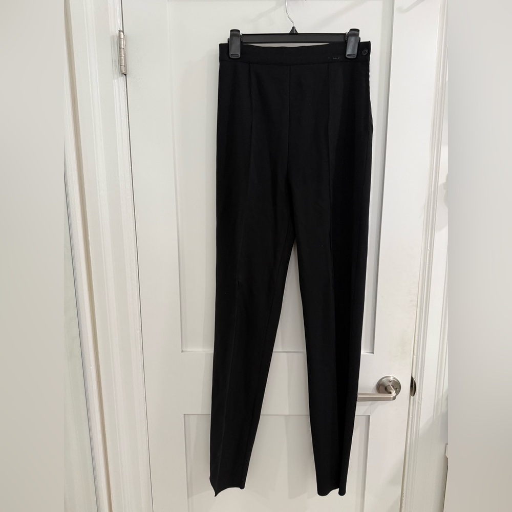VTG Valentino Miss V black wool blend straight leg high waisted pants